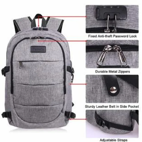 NWT Tzowla Laptop Business Backpack - Picture 3 of 7